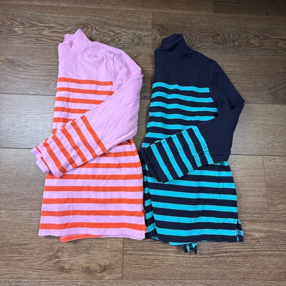 Talbots Women's PETITE Striped Pullover Tops, Set of 2, XLP, Fall, Mock Neck
